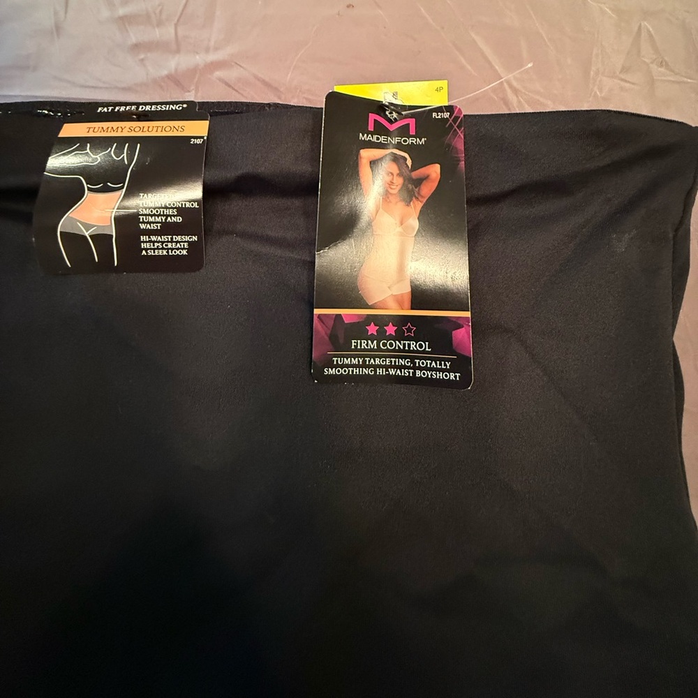 NWT Maidenform Black Shapewear size Medium - Picture 4 of 6